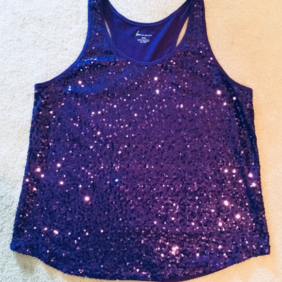 Lane Bryant Tops - Lane Bryant | Racerback Sequin Top 18\20W